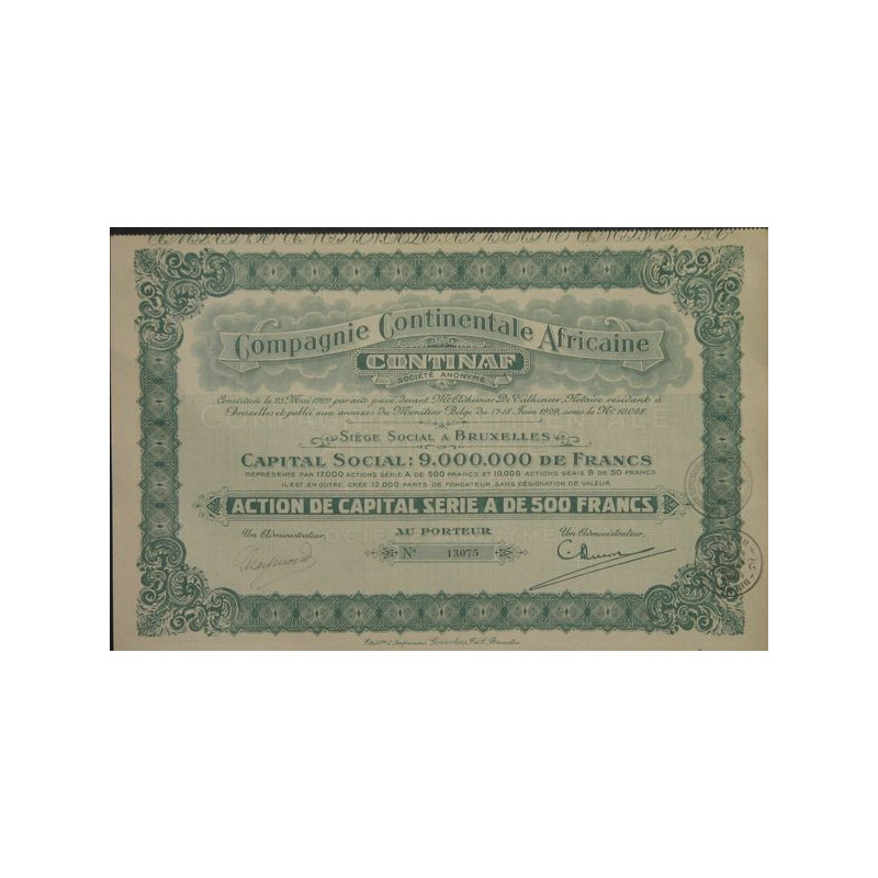 Cie Continentale Africaine