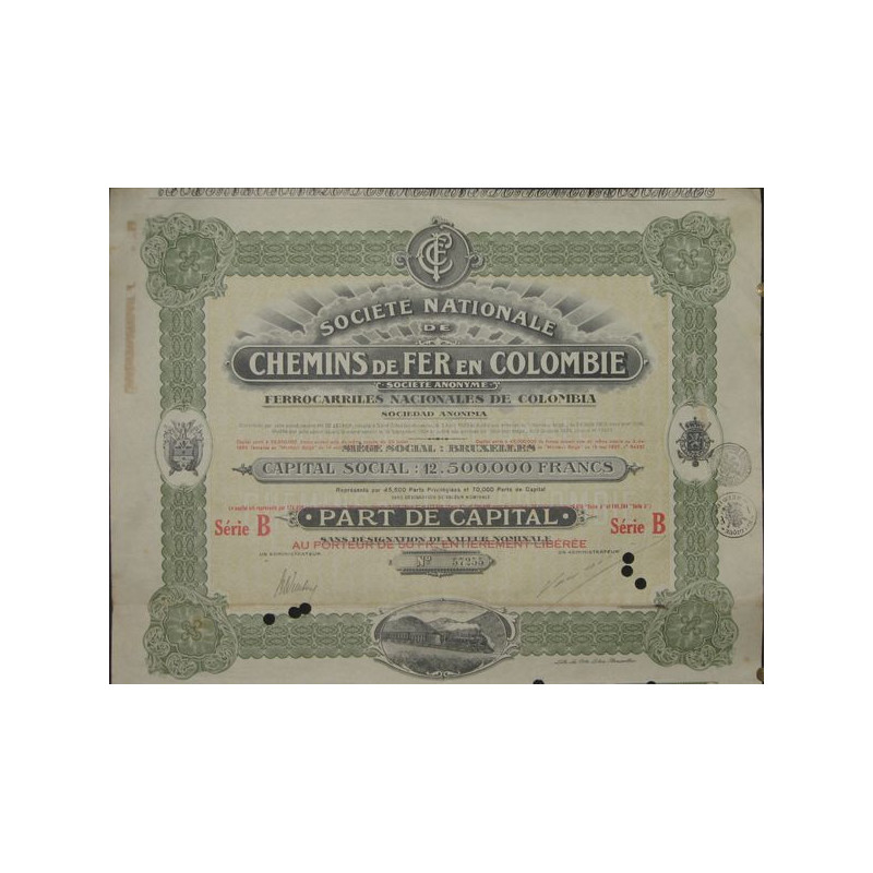 Sté Nationale de Chemins de Fer en Colombie