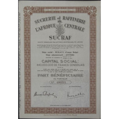 Sucrerie et Raffinerie de l'Afrique Centrale SUCRAF (PB)