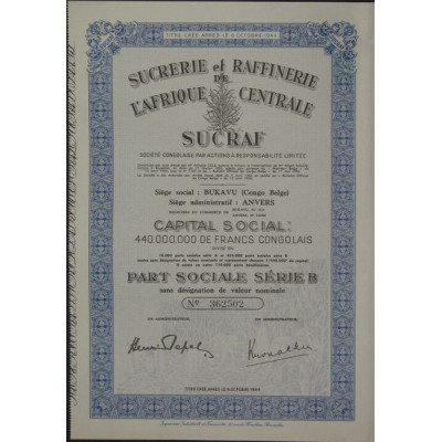 Sucrerie et Raffinerie de l'Afrique Centrale SUCRAF (PS)