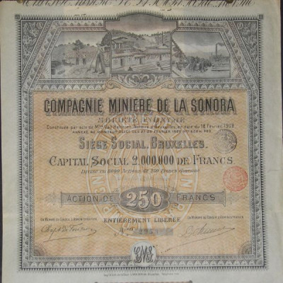 Cie Minière de la Sonora