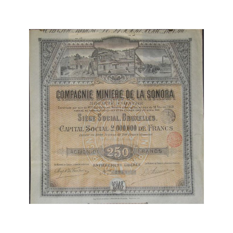 Cie Minière de la Sonora