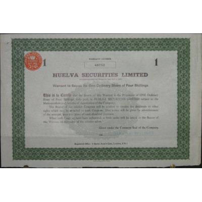 Huelva Securities Ltd (1 Act)