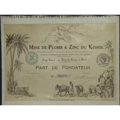 Mines de Plomb & Zinc du Kohol (PF)