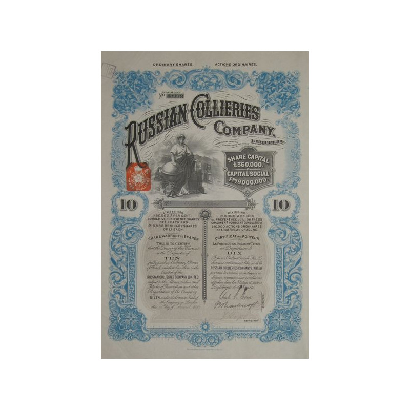 Russian Collieries Cy Ltd (10 Act)