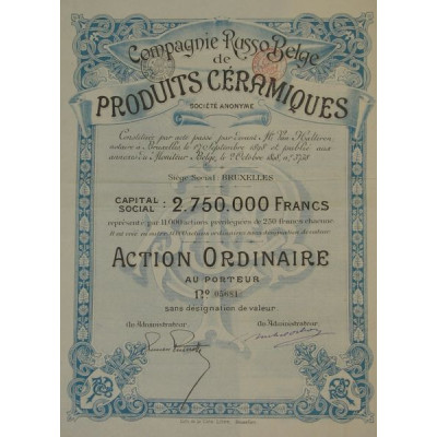 Cie Russo-Belge de Produits Céramiques