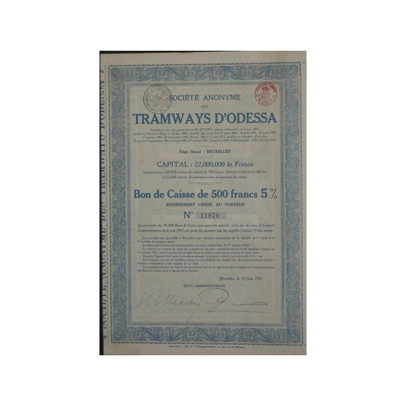 S.A. des Tramways d'Odessa