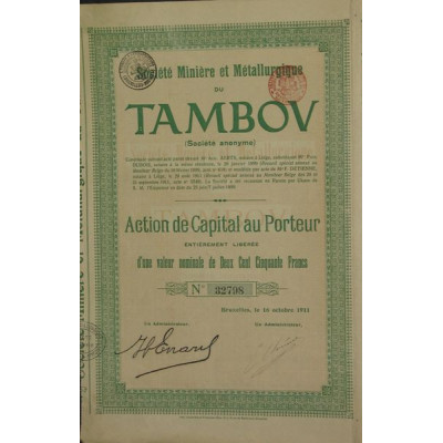 Sté Minière et Métallurgique du Tambov (Act Capital)