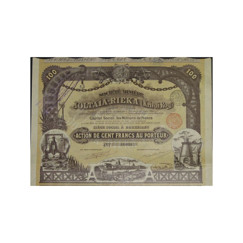 Sté Minière Joltaïa-Rieka (Krivoï-Rog) (Act)