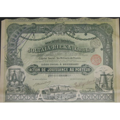 Sté Minière Joltaïa-Rieka (Krivoï-Rog) (Act Jouissance)