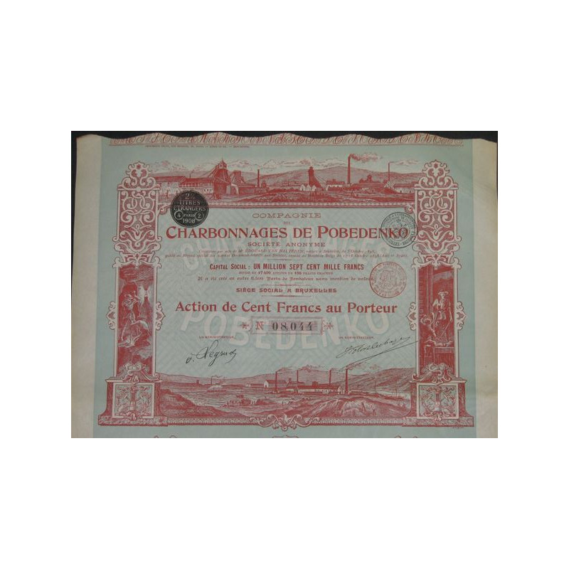 Cie des Charbonnages de Pobedenko