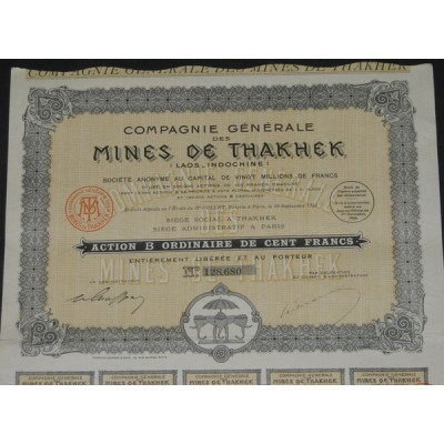Cie Générale des Mines de Thakhek