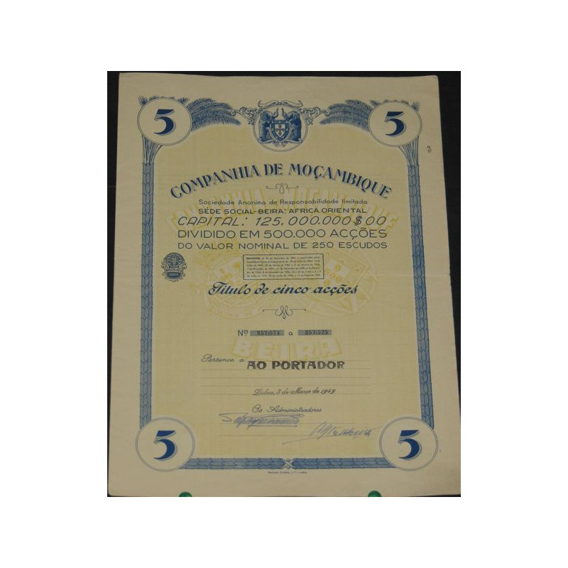 Companhia de Moçambique (5 Ac)
