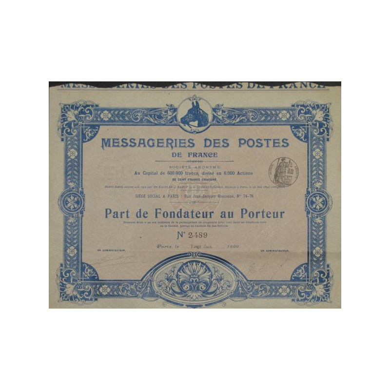 Messageries des Postes de France (PF)