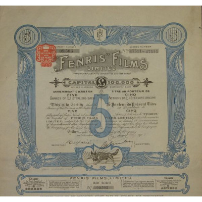 "Fenris" Films Ltd