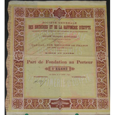 Sté Générale des Sucreries et de la Raffinerie d'Egypte (PF)