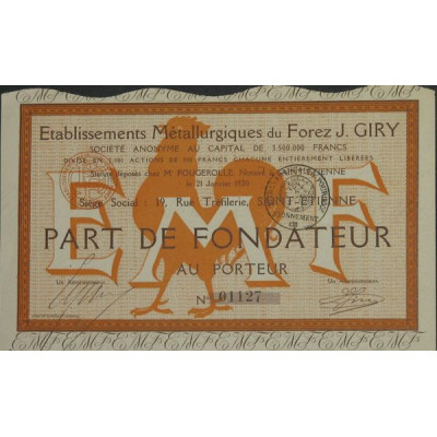 Ets Métallurgiques du Forez J. Giry (PF)