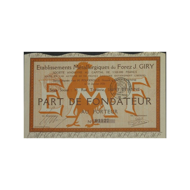 Ets Métallurgiques du Forez J. Giry (PF)