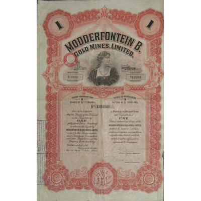 Modderfontein B. Gold Mines Ltd (Act)