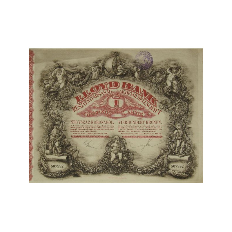 Lloyd Bank Részvénytarsasag Aktiengesellschaft