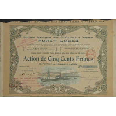 S.A. des Chalutiers à Vapeur Poret Lobez