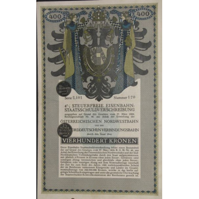 4 % Steuerfreie Eisenbahn-Staatsschuldverschreibung
