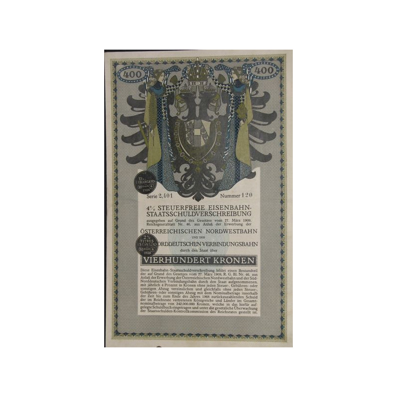 4 % Steuerfreie Eisenbahn-Staatsschuldverschreibung