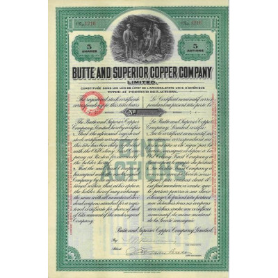 Butte and Superior Copper Cy Ltd (5 Act)
