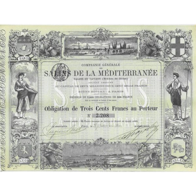 Cie gale des Salins de la Méditerranée (Salins du Cavaou) (Obl)
