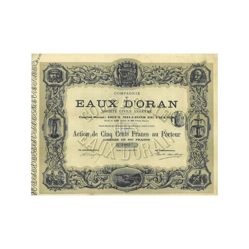 Cie des Eaux d'Oran