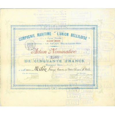 Cie Maritime "L'union Belliloise"