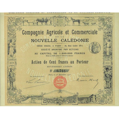 Cie Agricole et Commerciale de la Nouvelle Calédonie