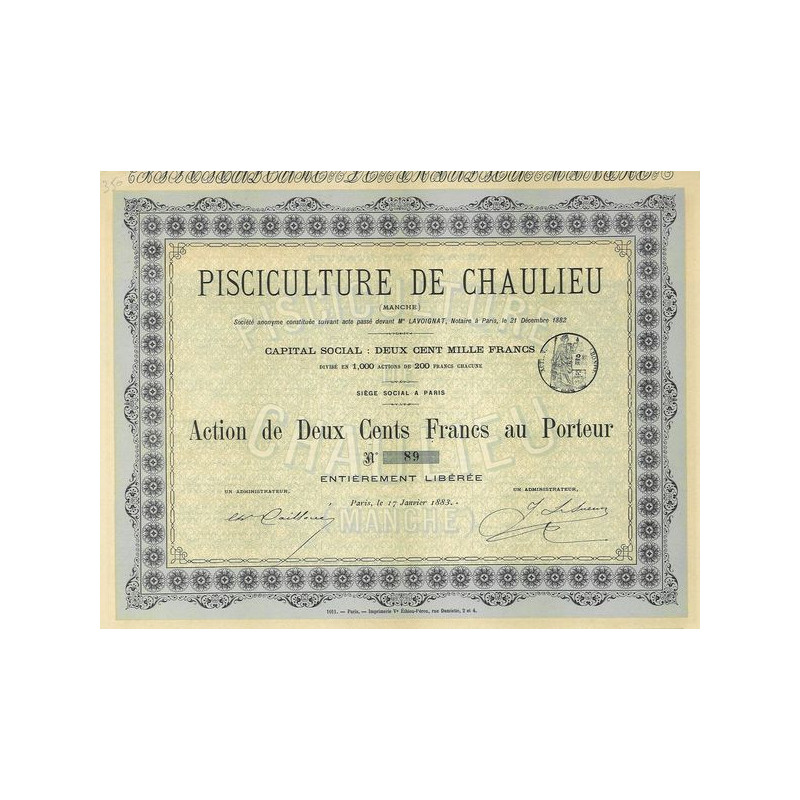 Pisciculture de Chaulieu