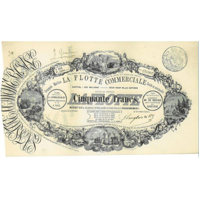 Cie Maritime La Flotte Commerciale (Illustr. Catenacci)