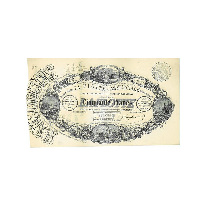 Cie Maritime La Flotte Commerciale (Illustr. Catenacci)