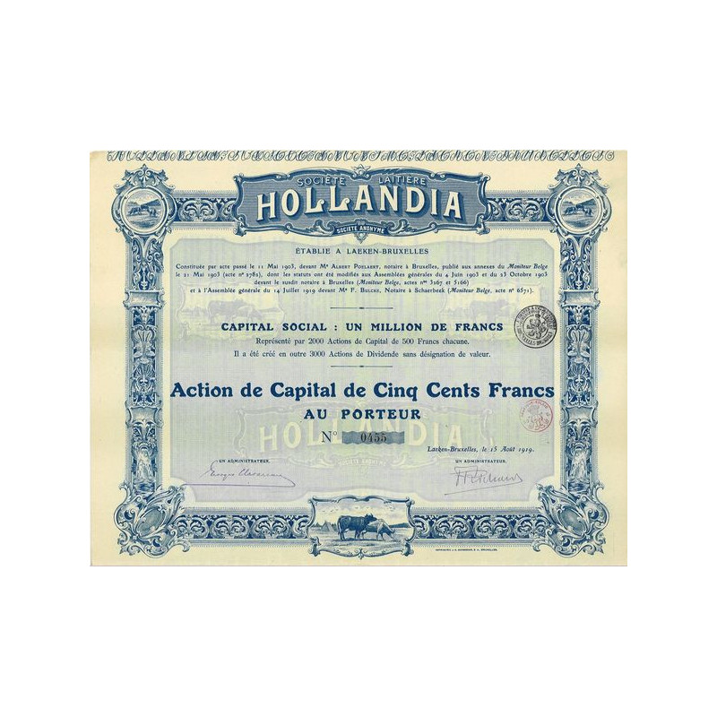 Sté Laitière HOLLANDIA