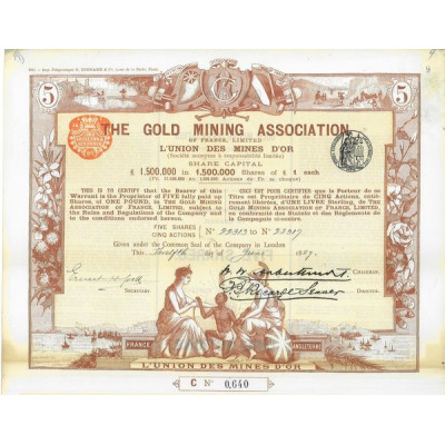The Gold Mining Association of France Ltd