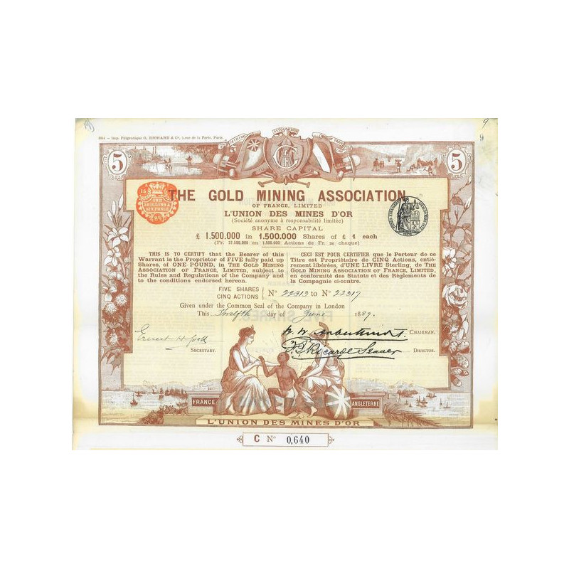 The Gold Mining Association of France Ltd