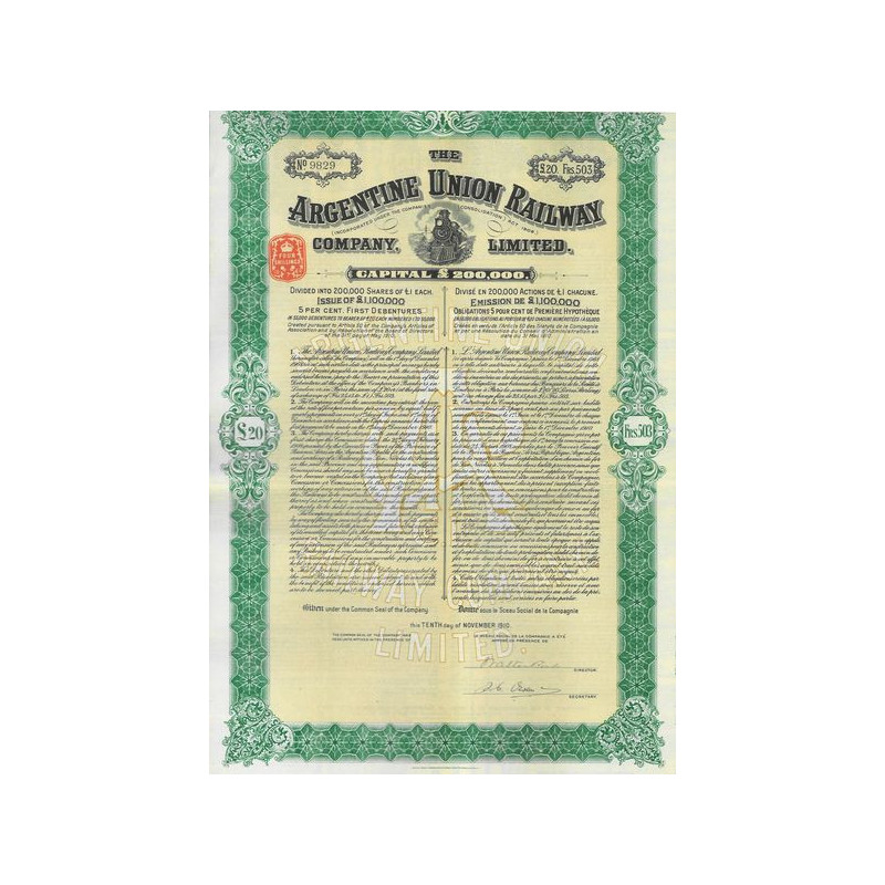 The Argentine Union Railway Cy Ltd