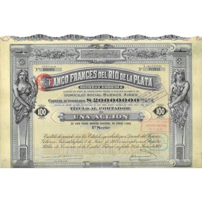 Banco Frances del Rio de la Plata (1 Ac) (modele 2)