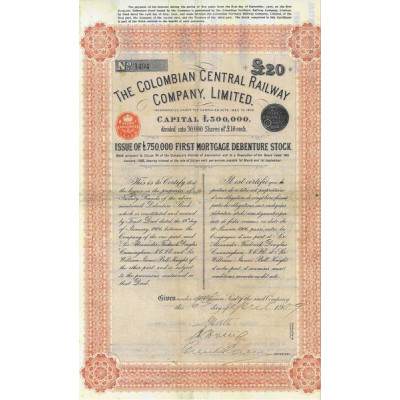 The Colombian Central Railway Cy Ltd