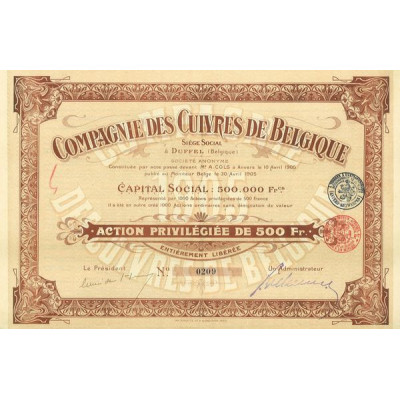 Cie des Cuivres de Belgique