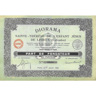 Diorama de Sainte-Thérèse de l'Enfant Jésus de Lisieux (Calvados)