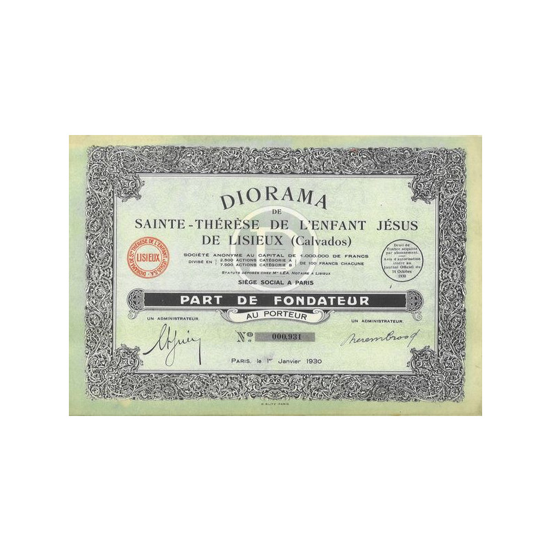 Diorama de Sainte-Thérèse de l'Enfant Jésus de Lisieux (Calvados)