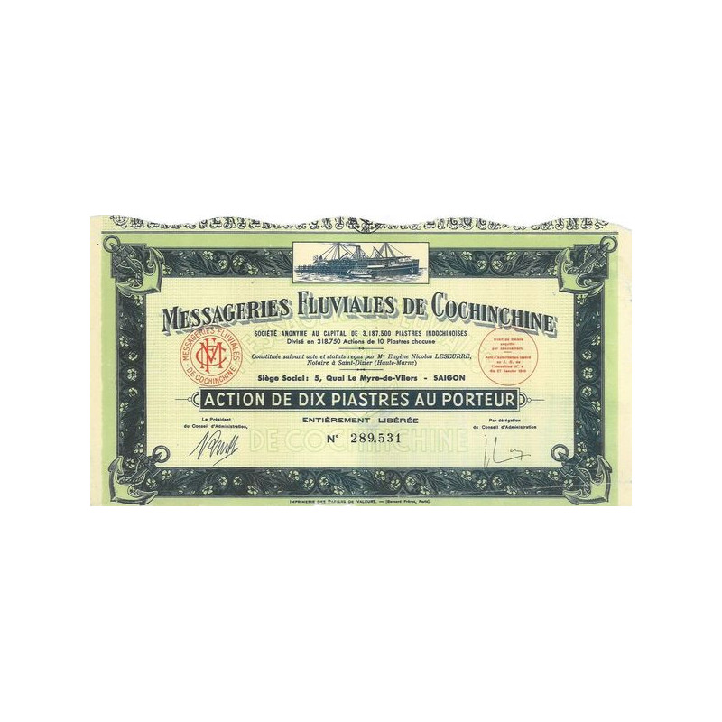 Messageries Fluviales de Cochinchine