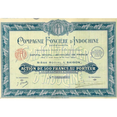 Cie Foncière d'Indochine