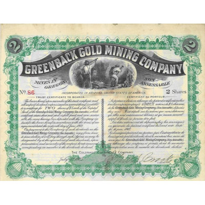 Greenback Gold Mining Cy - Mines in Oregon