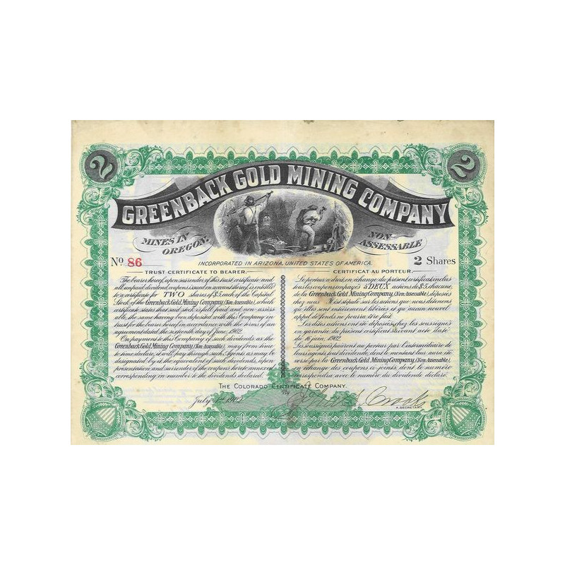 Greenback Gold Mining Cy - Mines in Oregon