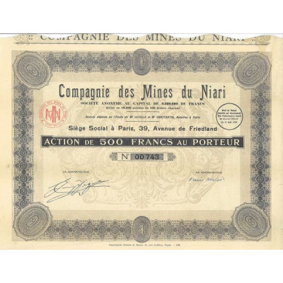Cie des Mines du Niari