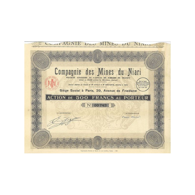 Cie des Mines du Niari